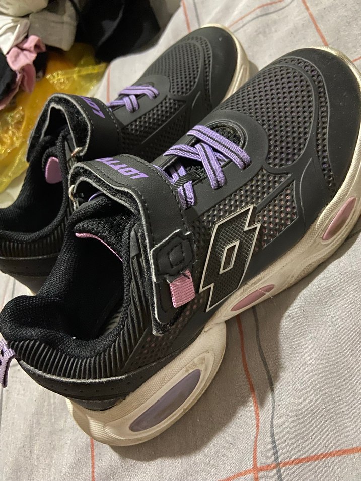 Mor Bağcıklı Kız Çocuk Spor Ayakkabı - Görsel 2