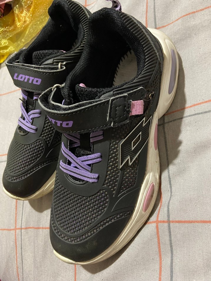 Mor Bağcıklı Kız Çocuk Spor Ayakkabı - Görsel 3