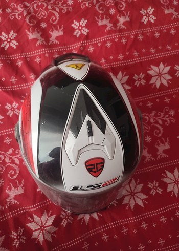 Renkli Baskılı LS2 Motosiklet Kaskı - Görsel 3