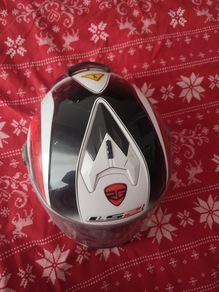 Renkli Baskılı LS2 Motosiklet Kaskı - Görsel 3