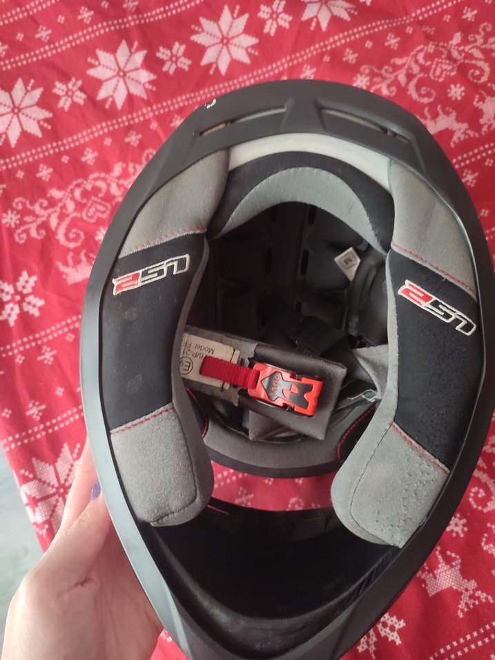 Renkli Baskılı LS2 Motosiklet Kaskı - Görsel 5