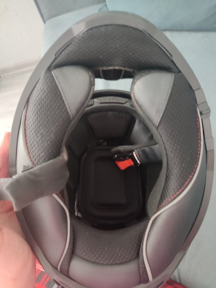 Kırmızı Baskılı LS2 Biker Kask - Görsel 5