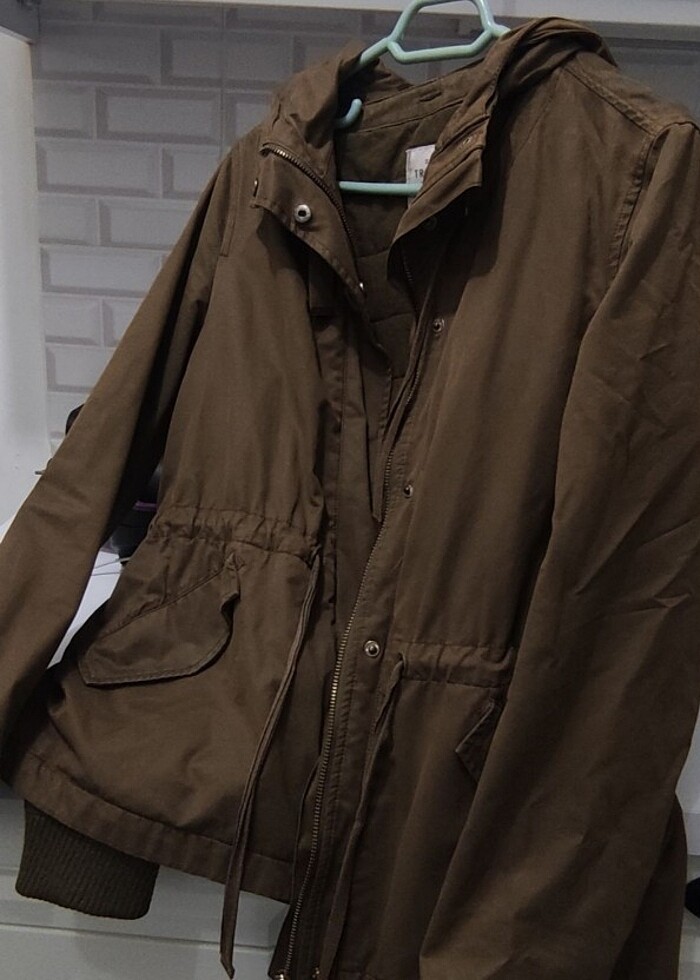 Zara Kapşonlu Ceket  - Görsel 4