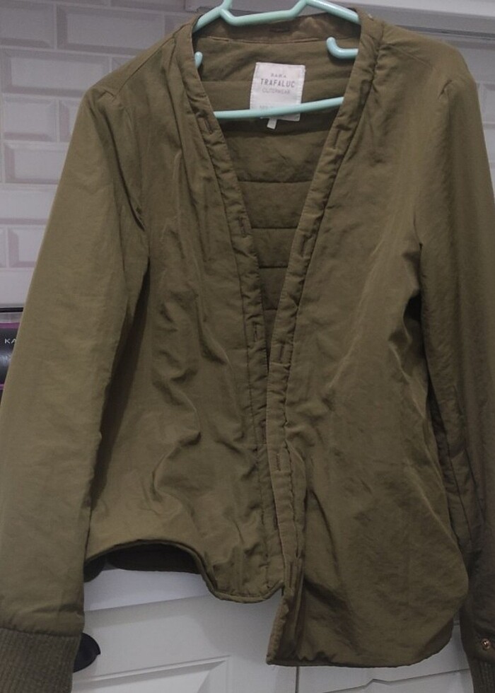 Zara Kapşonlu Ceket  - Görsel 5