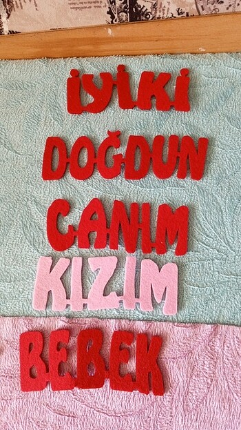 Keçe yazılar
