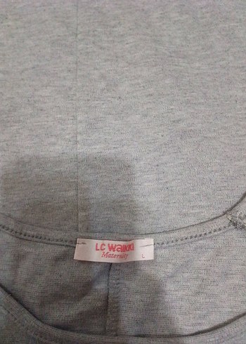 Gri Midi Hamile Elbisesi - Görsel 5