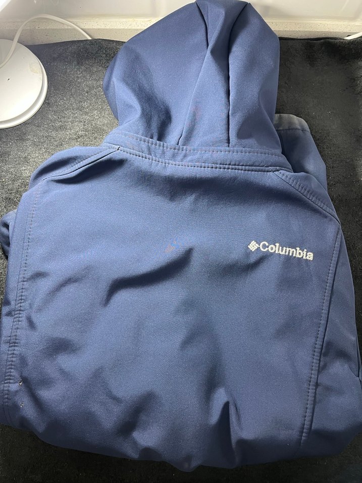 Columbia Kapüşonlu Mont  Mavi Gri - Görsel 2