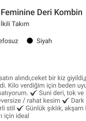 lcw dark feminen kombine - Görsel 8