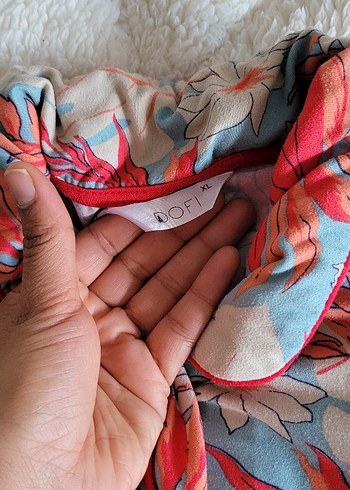 Bohem Uzun Kollu Renkli Kadın Pijama Takımı - Görsel 2