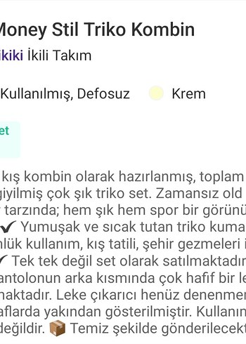 lcw triko takım - Görsel 8