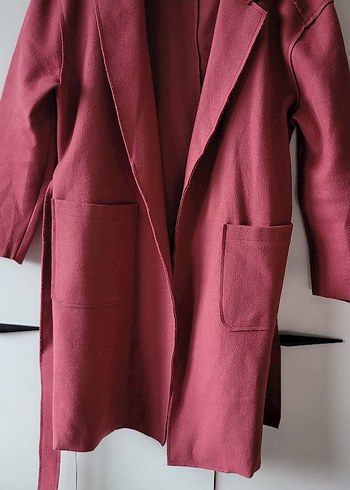 lcw Midi Uzunlukta Kemerli Kadın Kaban - Görsel 4