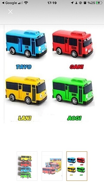 Tayo ve arkadaşları otobüs seti