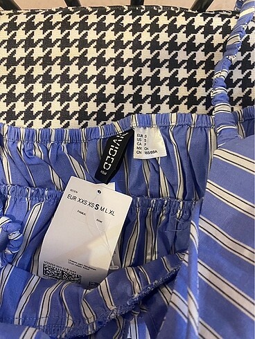 s Beden mavi Renk H&M askılı üst