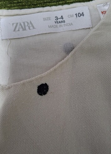 4 Yaş Beden Zara elbise