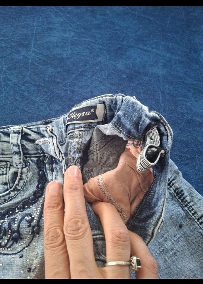 Çocuk kot etek - Görsel 3