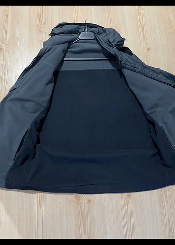 American vintage çift taraflıGri Kapüşonlu Erkek StreetWear Mont - Görsel 2