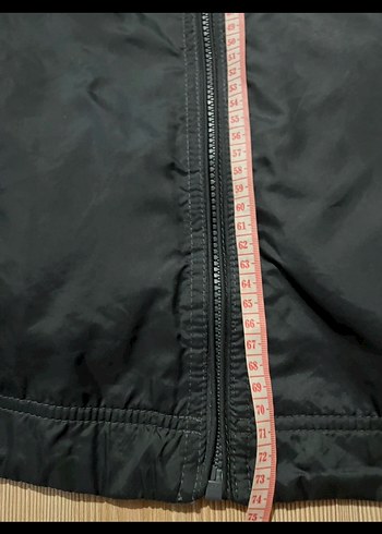 American vintage çift taraflıGri Kapüşonlu Erkek StreetWear Mont - Görsel 7