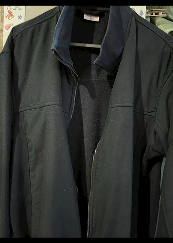 Vintage y2k Fermuarlı Erkek Yüksek Yakalı Ceket - Görsel 7