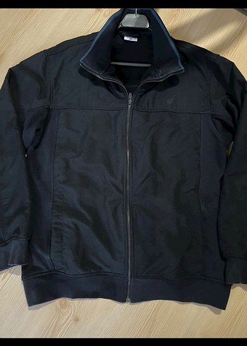 Vintage y2k Fermuarlı Erkek Yüksek Yakalı Ceket - Görsel 2