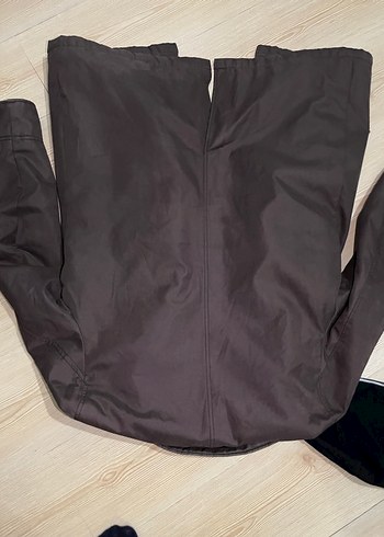 Vintage 00s y2k  Kahverengi Midi Erkek Klasik mont - Görsel 10