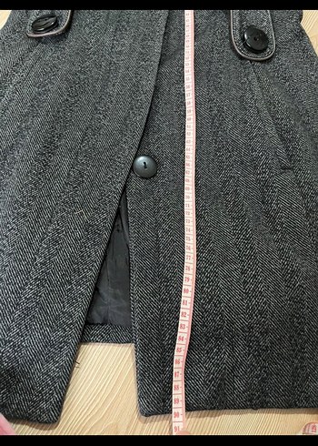 American vintageGri Kadın Kaban - Görsel 4