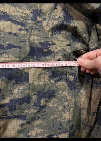 Askeri Kapüşonlu Kamuflaj Desenli Uzun Erkek Mont - Görsel 4