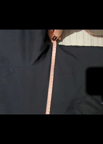 Düğmeli Lacivert Kapüşonlu Erkek parka - Görsel 6