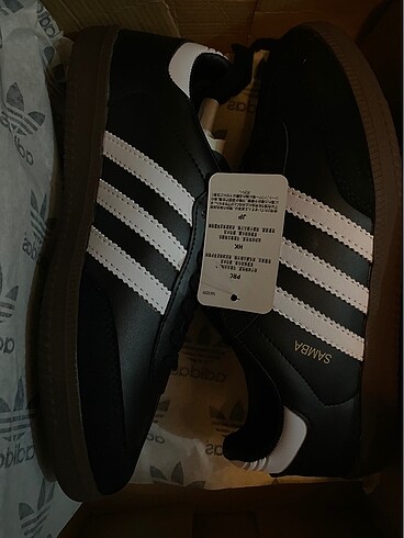 38,5 Beden siyah Renk Adidas Samba siyah