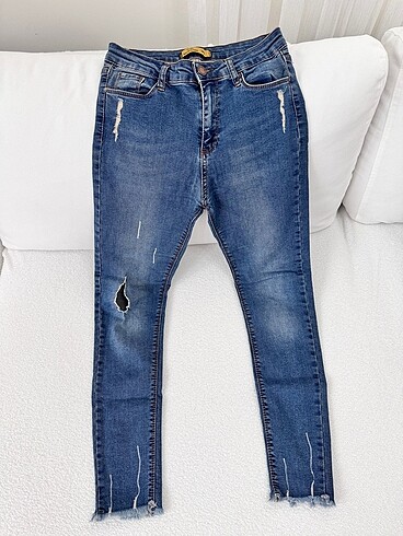 Diğer 36 beden dar paça kot pantolon licralı