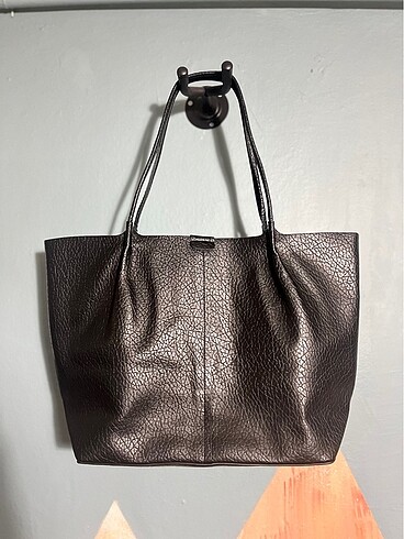Pull & Bear Suni Deri Tote Çanta