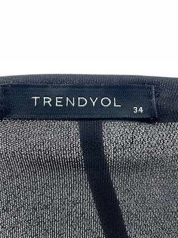 34 Beden siyah Renk Trendyol & Milla Uzun Elbise %70 İndirimli.
