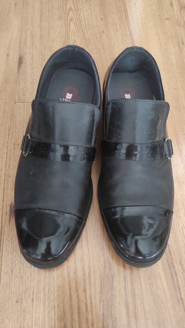 Erkek Siyah Klasik Tokalı Ayakkabı - Görsel 2