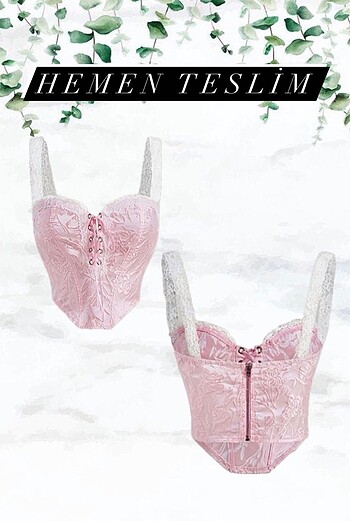 Baby Pink Büstiyer