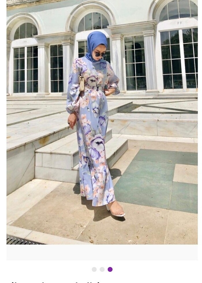 Valeria lila balon kol  - Görsel 3