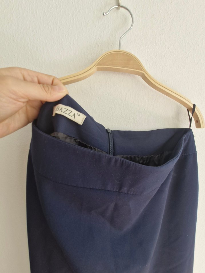 Lacivert etek - Görsel 3