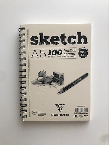 eskiz defteri (clairefontaine sketch book a5)