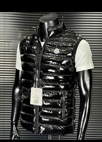 Moncler parlak yelek 