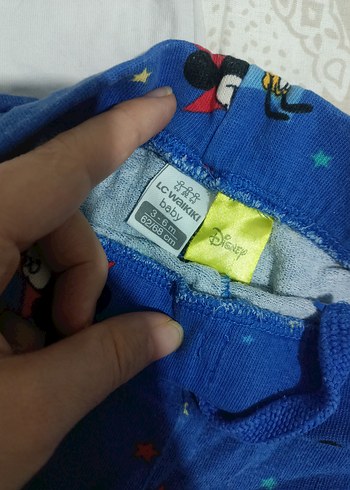 Mickey Mouse Baskılı Bebek Takımı - Görsel 2