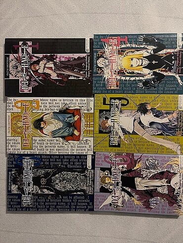 Death Note Manga Serisi (1,2,3,4,5,6)