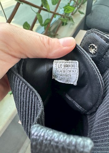 Kadın Siyah Bağcıklı Platform Topuklu Bot - Görsel 4