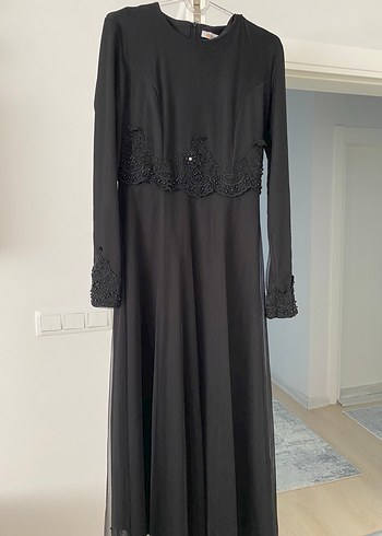l Beden siyah Renk Uzun Siyah Astarlı