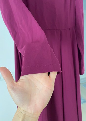 Önü kısa arkası uzun elbise Astarlı - Görsel 8