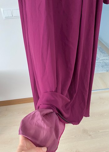 Önü kısa arkası uzun elbise Astarlı - Görsel 7