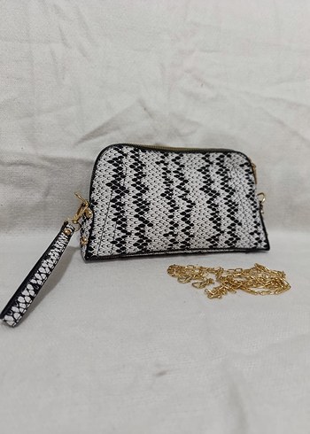 Diger Gri Yılan Desenli Kadın Çanta - Görsel 2