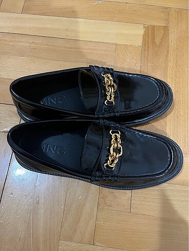 36 Beden siyah Renk Mango Loafer Ayakkabı