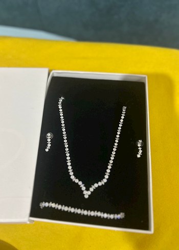  Beden beyaz Renk Gülşah Aydın takı seti
