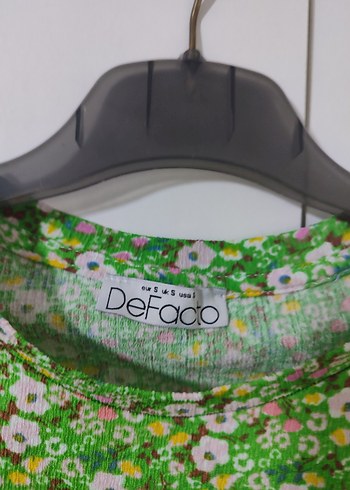 Defacto Defacto Yeşil Çiçekli Tişört