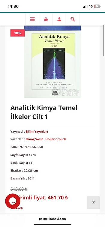 Analitik kimya kitabı