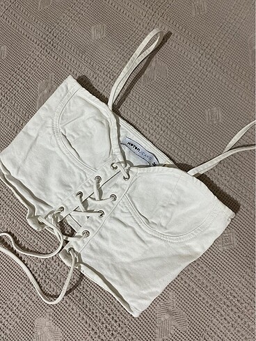 Koton beyaz crop