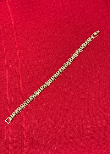 Hasır Model Xuping Altın Renk Kadın Bileklik - Görsel 7